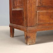 Antique cherry wood wardrobe with drawers, Italy, 19th century