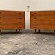 Pair of Scandinavian teak chests of drawers 1960