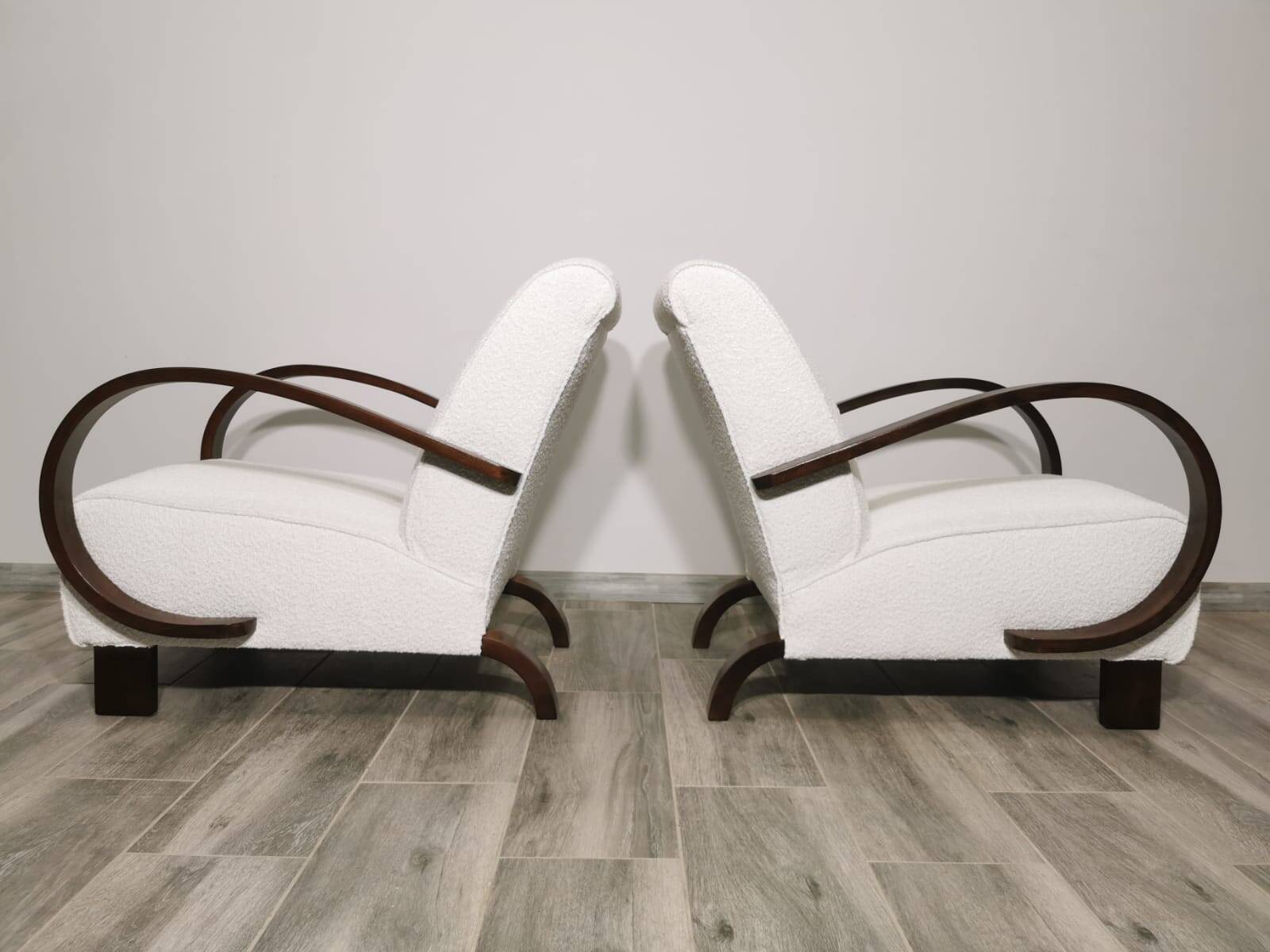 Armchairs by Jindrich Halabala, 1940s