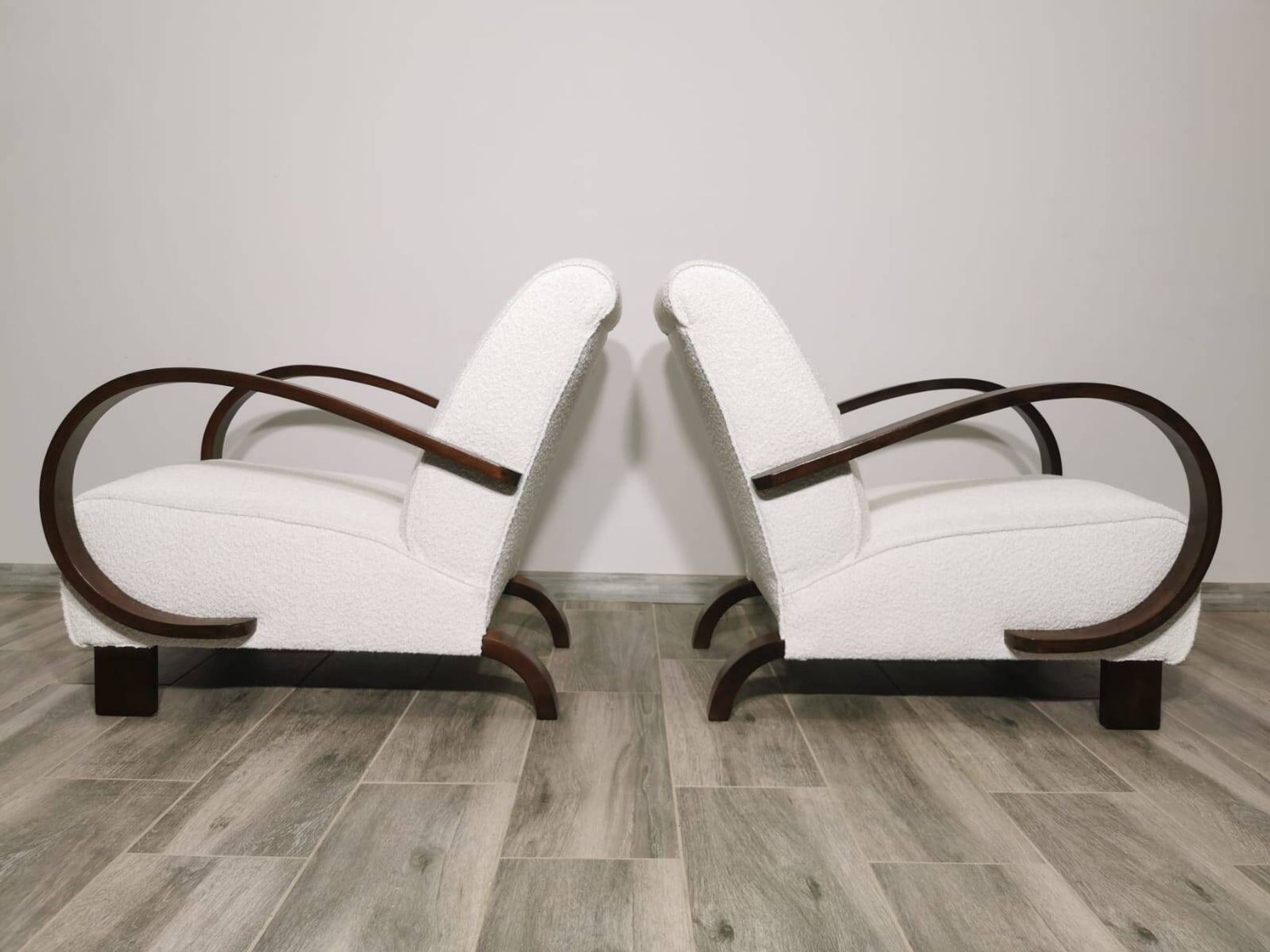Armchairs by Jindrich Halabala, 1940s