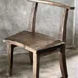 Grande chaise ou fauteuil en teck ancien H84 L60
