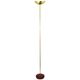 Postmodern floor lamp in brass and wood by Rodolfo Dordoni, Italy, 1980s.