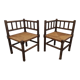Chaises coin du feu