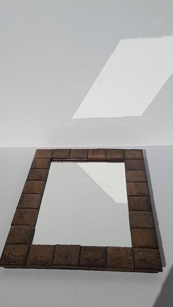 Ceramic mirror 70s/80s