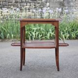 Wooden flap service, tea trolley, bar, living room furniture, vintage service, kitchen, decoration