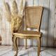 Set of 3 antique caned chairs – Louis XV style