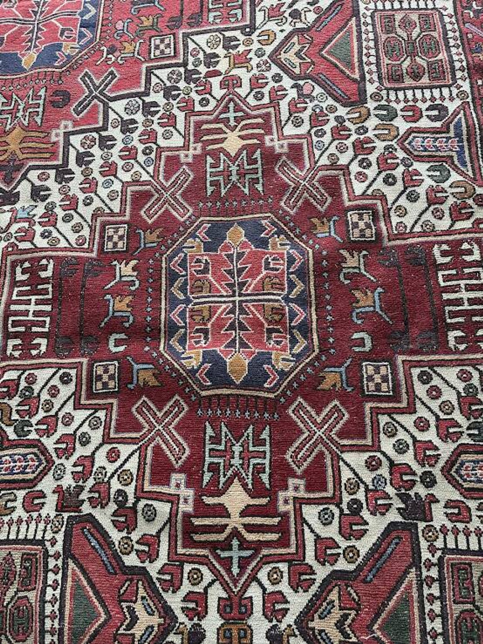 Tapis turc kilim, ancien, de grandes dimensions 2,90 x 2 m