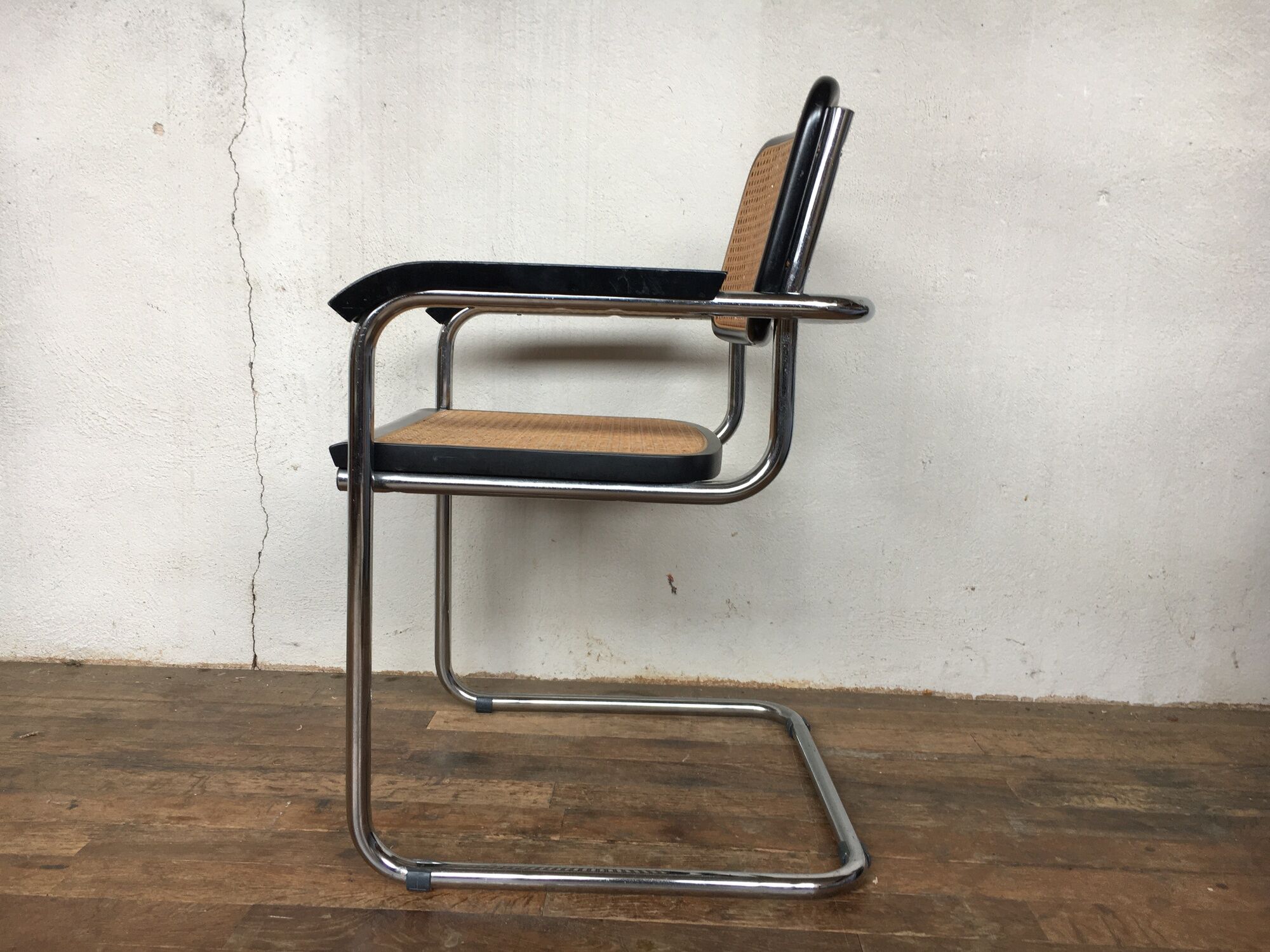 Fauteuil Marcel Breuer b32 vintage 1950 noir
