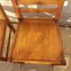 7 bistro chairs stamped indissoluble 50s