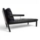 B&B Italia Baisity Leather Chaise Lounge / Daybed by Antonio Citterio, 1980