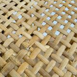 Pair of high rattan stools
