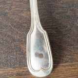 Set of 5 white metal spoons from the 20s