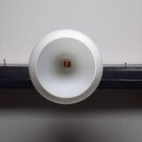 Frosted opaline drop pendant 1960