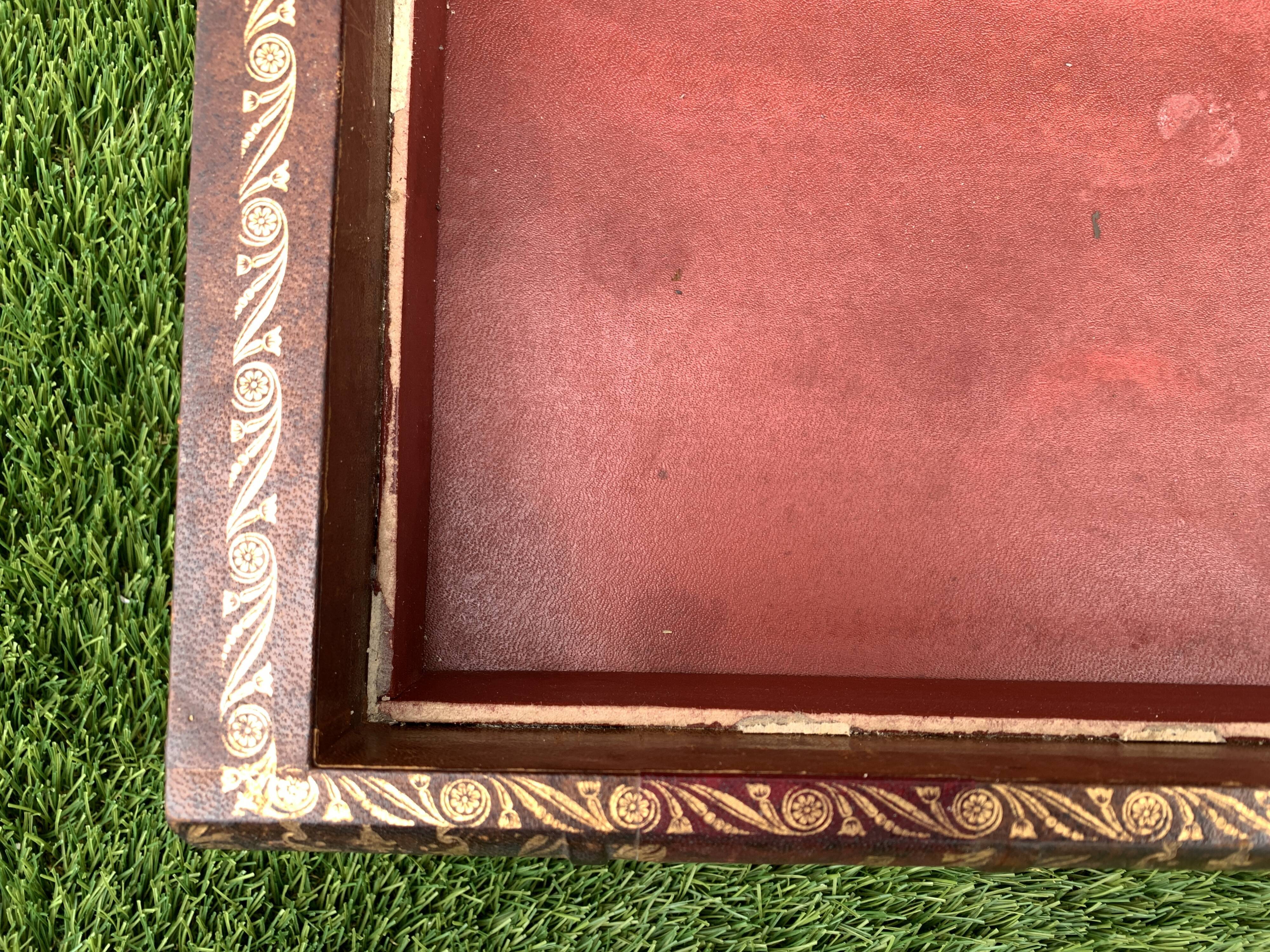 Trompe l'oeil storage box of old books, twentieth century