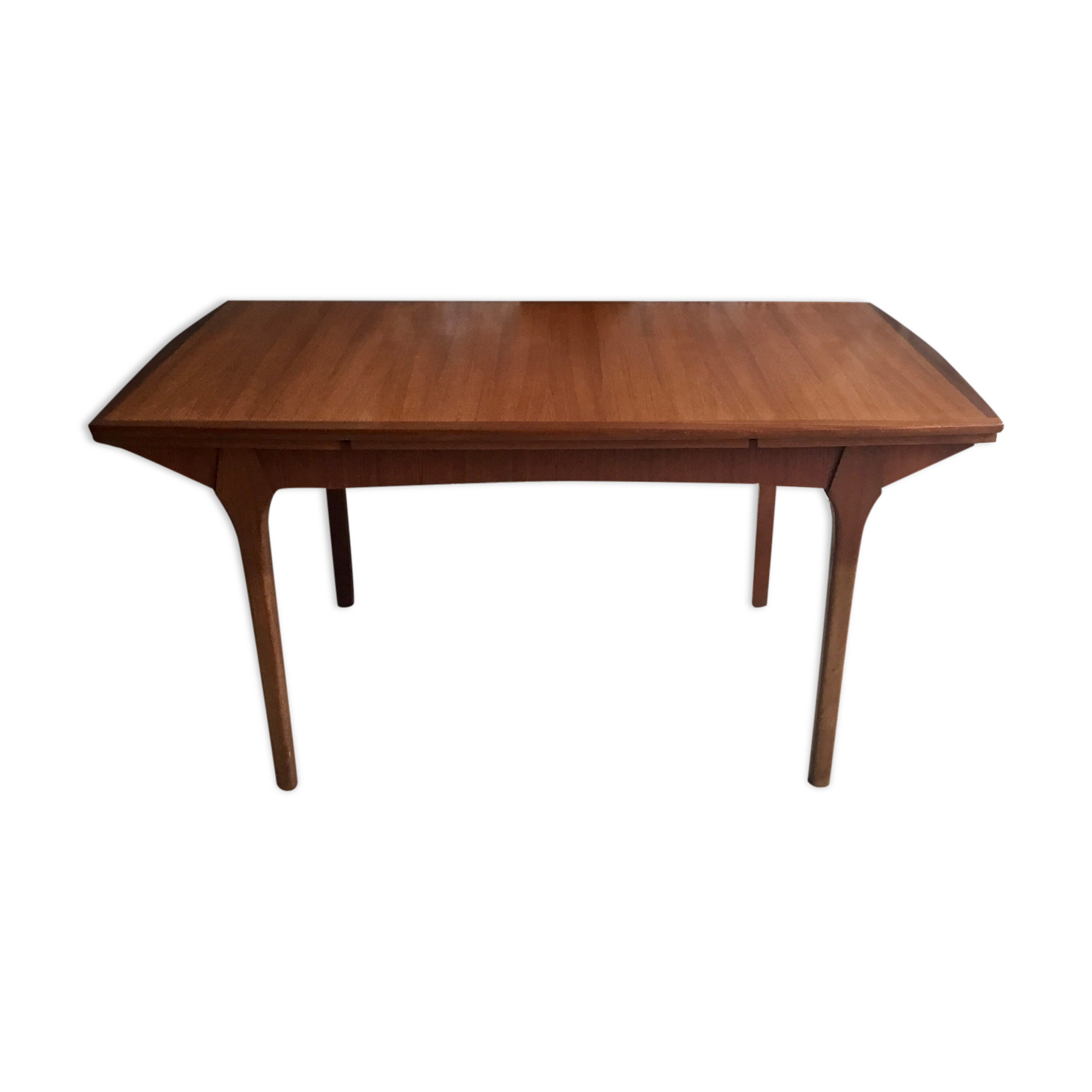 Scandinavian teak dining table S.RM. with extensions 1960