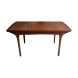 Scandinavian teak dining table S.RM. with extensions 1960