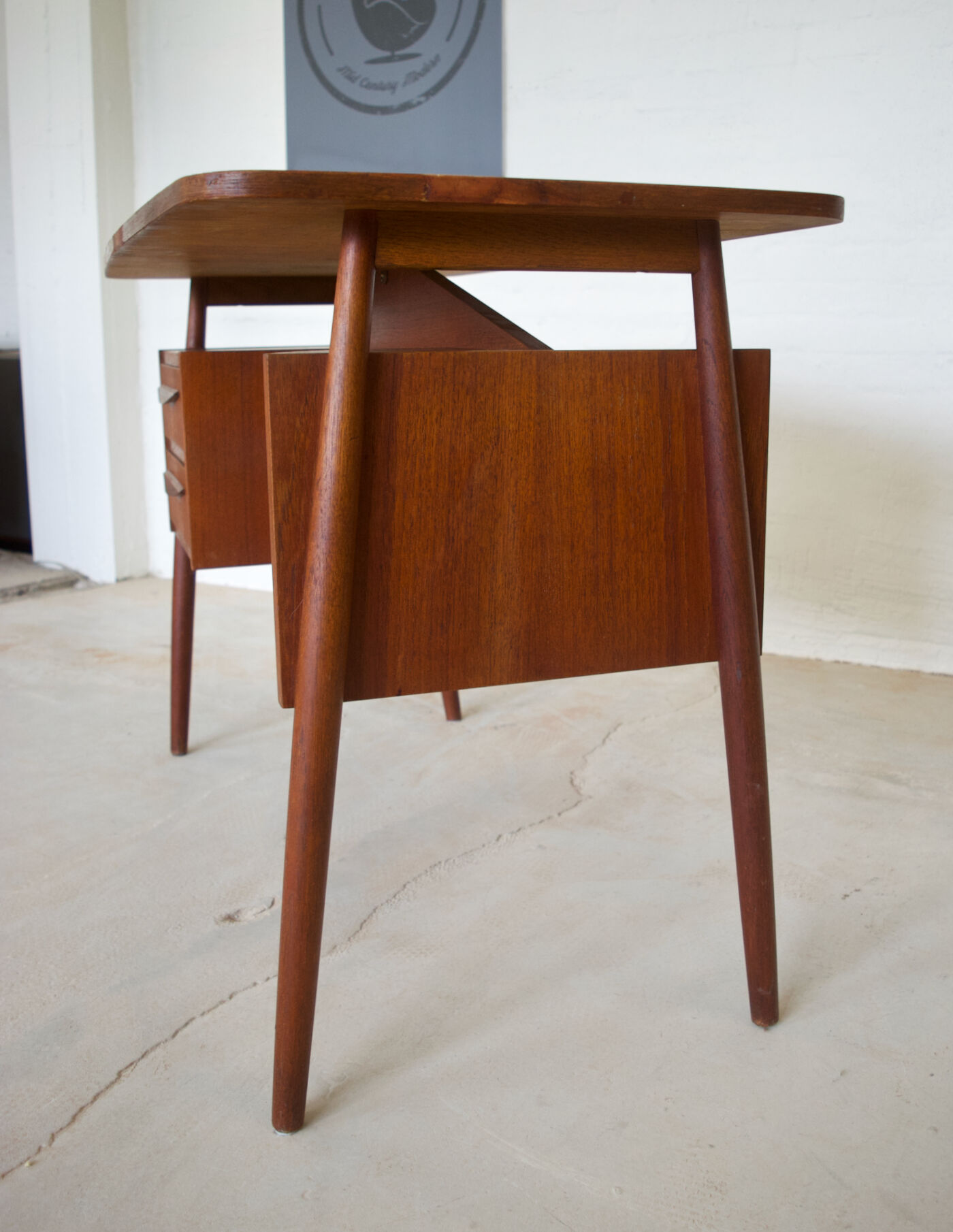 Desk by Gunner Nielsen for Tibergaard, 1960