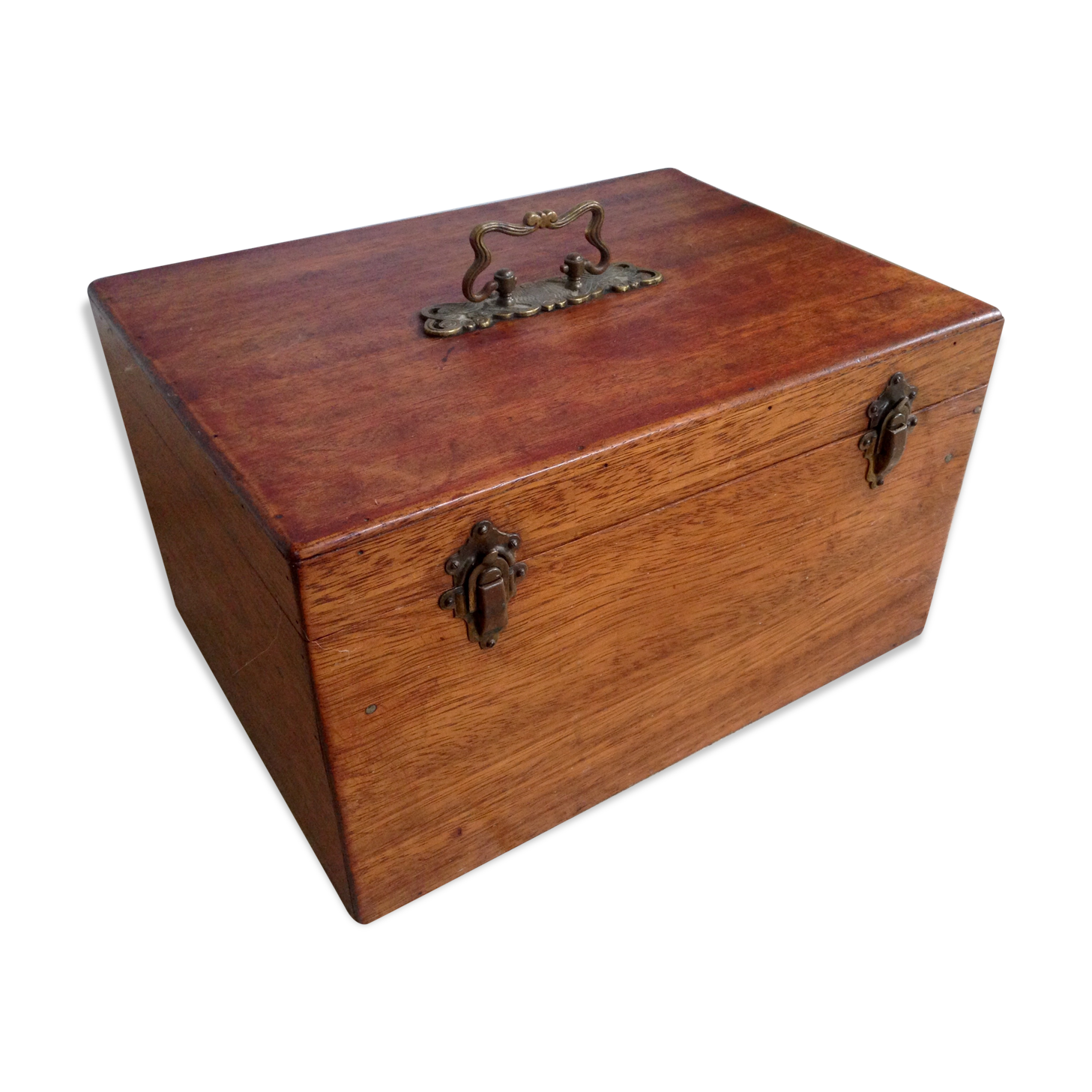 Circa 1900 wooden chest
