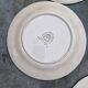 Lot of 8 flat plates in antique English earthenware, fine ware, with patterns.