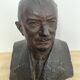 Patinated plaster bust of a man – studio work, around 1900