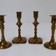 Vintage Danish Malm Candleholders, 1950s, Set of 4