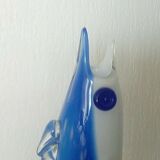 Soliflore vase in Murano fish glass