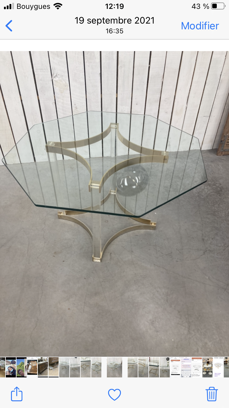 Table en verre de Alessandro albrizzi