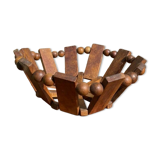 Vintage wooden basket