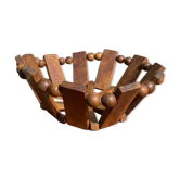 Vintage wooden basket