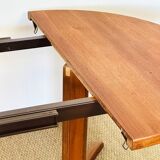 Scandinavian round teak dining table 1960