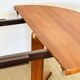 Scandinavian round teak dining table 1960