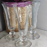 Flûtes à champagne vintage