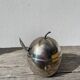 English silver plated apple sugar bowl