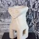 Antropomorphic lamp signed Albert Tormos in Gard stone