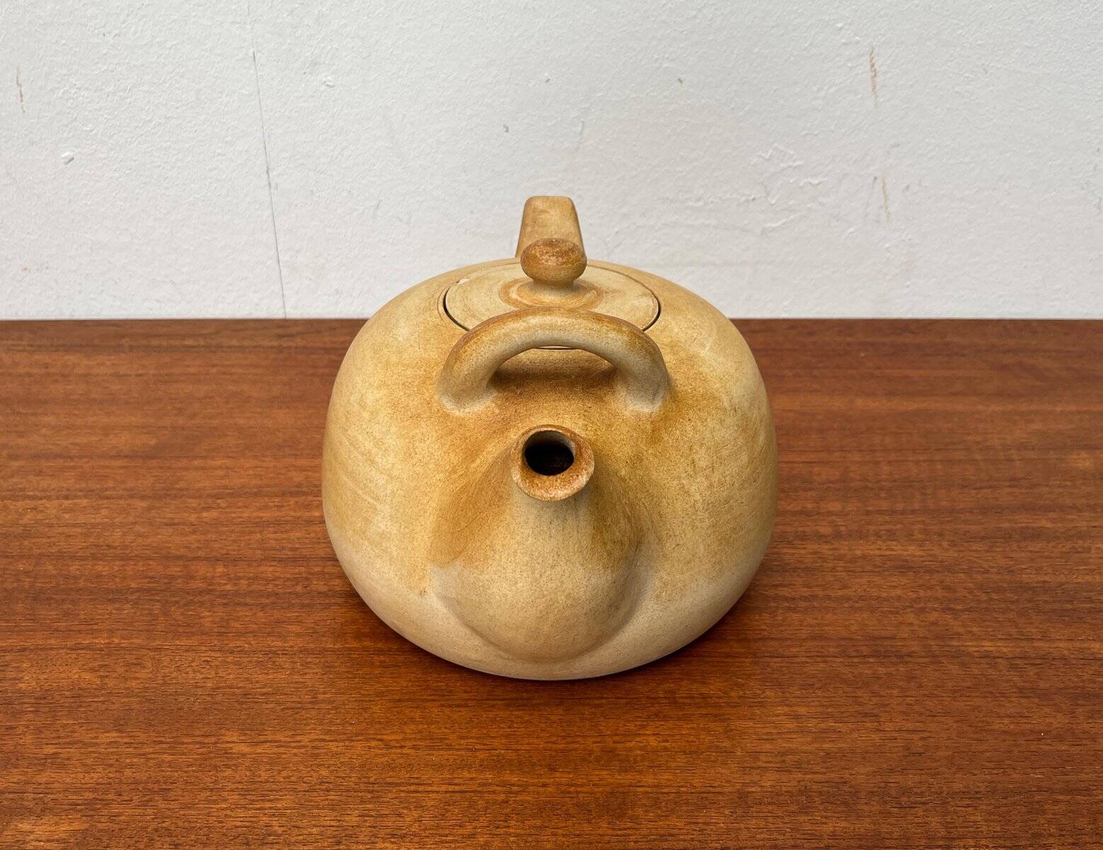 Teapot Studio Denmark Large Mid-Century by Herman A. Kähler for Kähler, 1960s