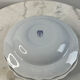 Set of 6 deep plates Salins Royal France with blue floral decoration.