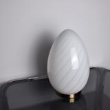 Blown glass egg chandelier, Spain, 1970