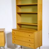 Modular Oak Shelving and Sideboard Set, 1960s