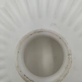 Opaline suspension with ceiling light