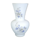 Vintage vintage floral decoration opaque glass vase 50 years