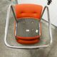 Paire de chaises Strafor Steelcase orange 70
