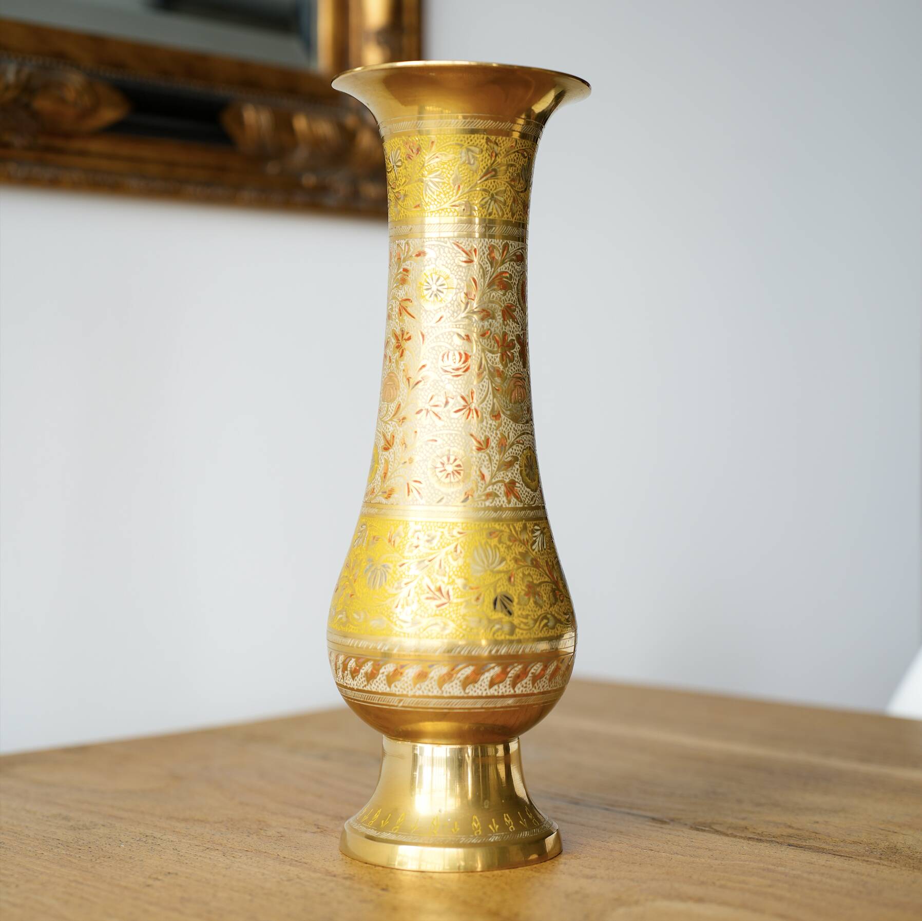 Indian brass vase