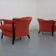 Set of Progetti Lounge Chairs by Umberto Asnago for Giorgetti, 1980s, Set of 2