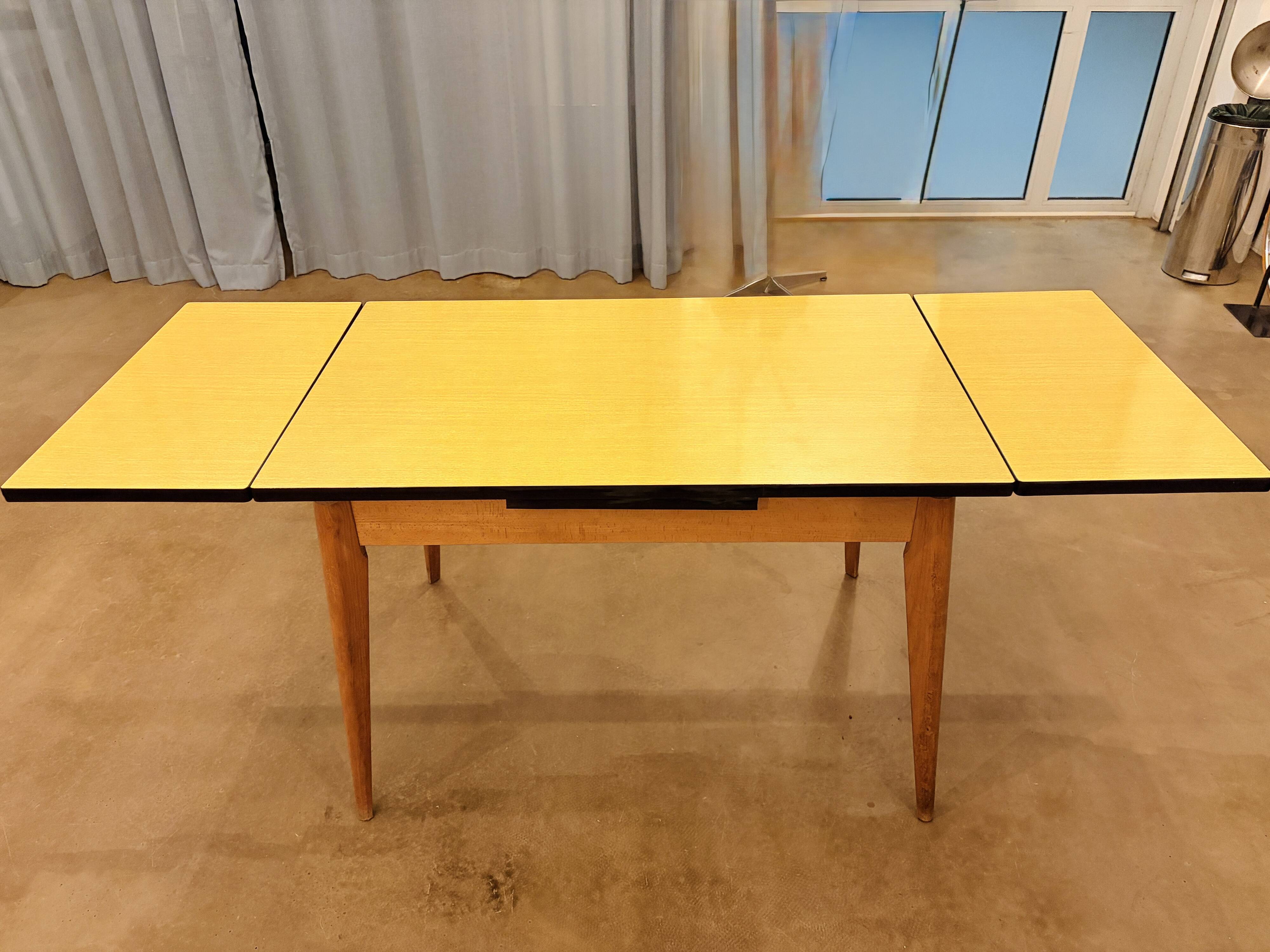Vintage formica and wood table