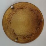 Ceiling lamp washbasin in Art Deco glass paste