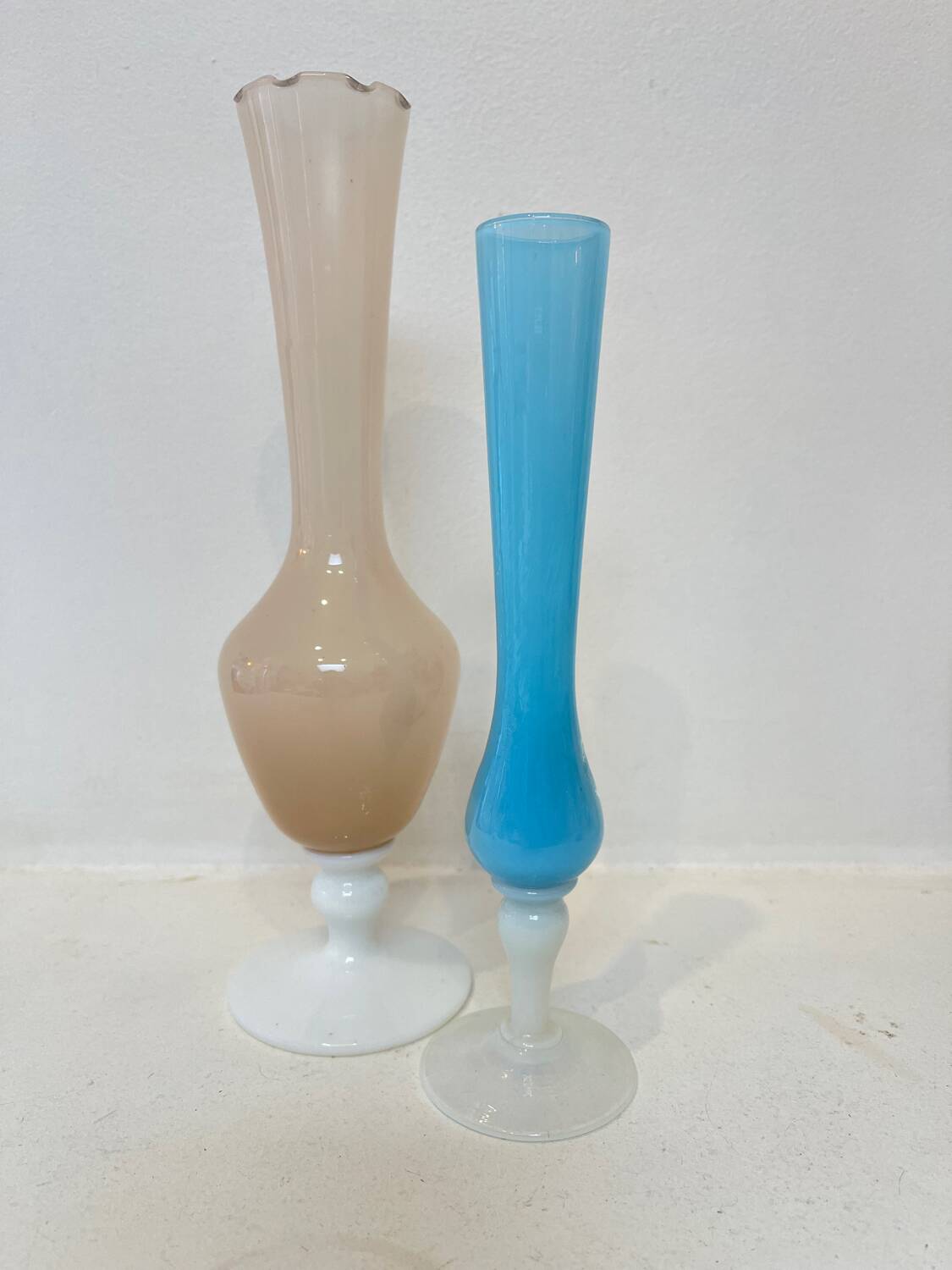 Pink opaline vase, 1970