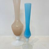 Pink opaline vase, 1970