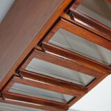 Vintage Dutch Hardwood Haberdashery Shop Cabinet, 1930s