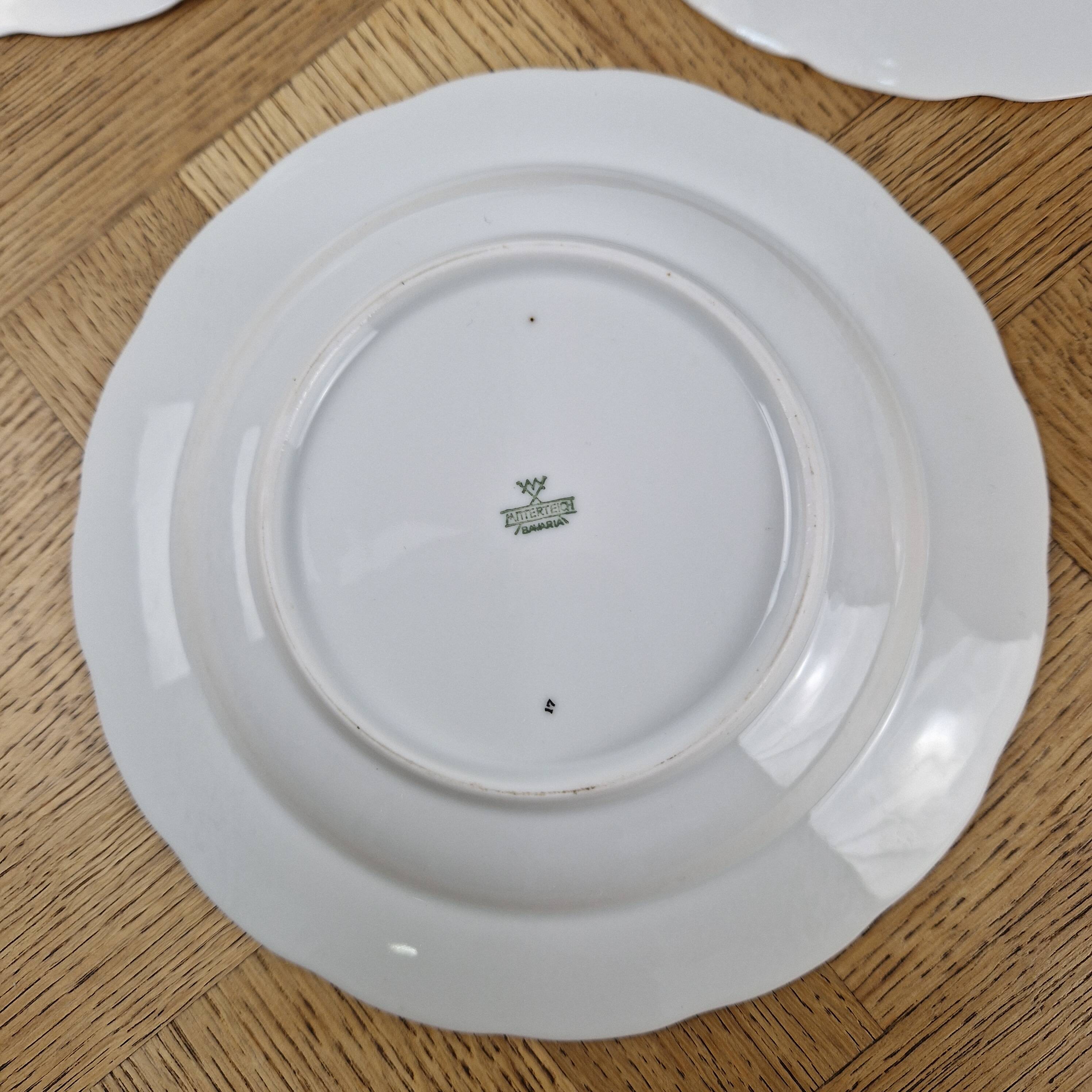 6 vintage deep plates MITTERTEICH Bavaria