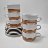 Set of 6 vintage cups